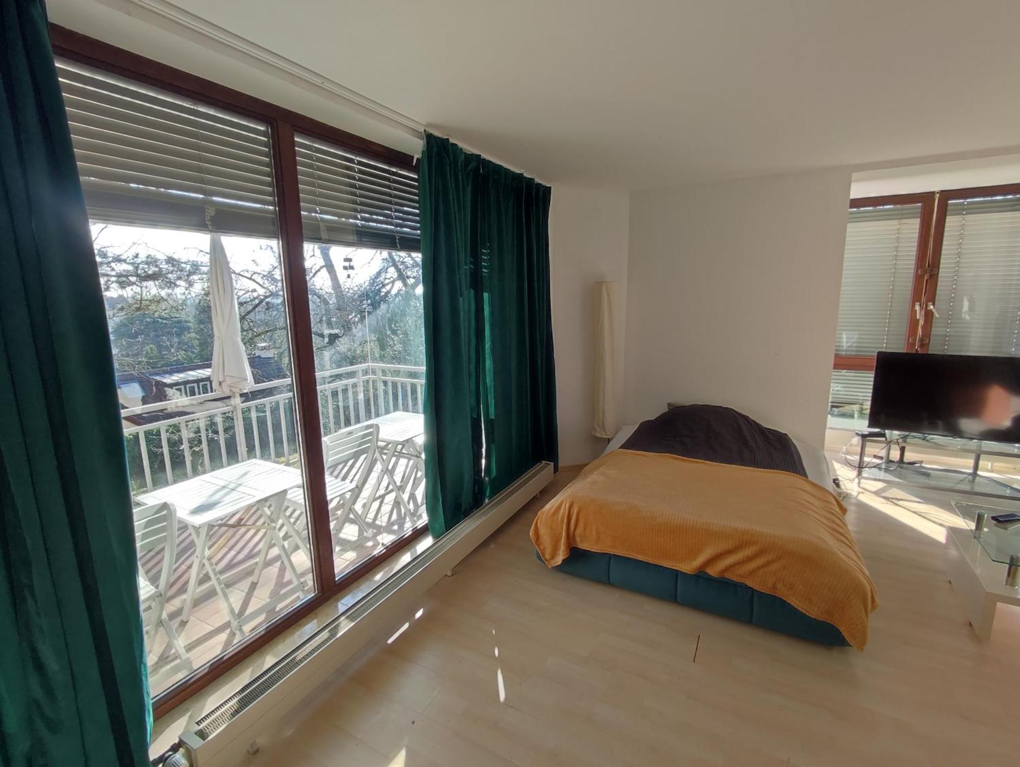 Workation Nature View Mit Balkon, Indoor Pool, Kueche Tiefgarage Auf Anfrage Wiesbaden Luaran gambar