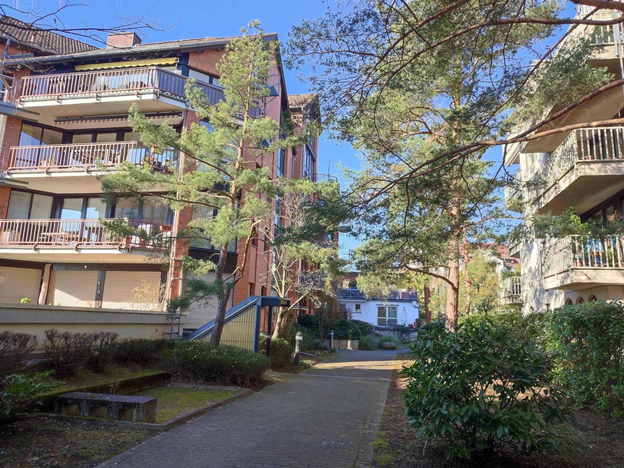 Workation Nature View Mit Balkon, Indoor Pool, Kueche Tiefgarage Auf Anfrage Wiesbaden Luaran gambar